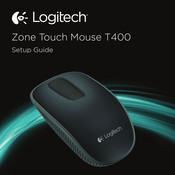 Logitech Zone Touch Mouse T400 Guide D'installation