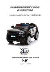 JT2D KID Mobile BCELEC911COP001 Manuel De Montage Et D'utilisation