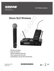 Shure SLX Série Mode D'emploi