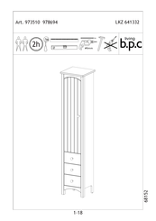 living b.p.c 978694 Instructions D'installation