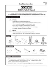 LUND 310007 Instructions D'installation