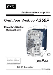 Daihen WB-A350P Manuel D'utilisation