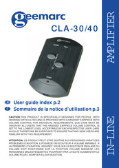 Geemarc CLA-30 Notice D'utilisation
