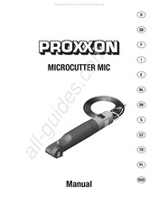 Proxxon Microcutter MIC Notice D'utilisation