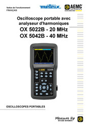 AEMC Instruments OX 5042B Notice De Fonctionnement