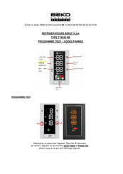 Beko T74530 NE Guide De Service