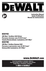 DeWalt DCD798 Guide D'utilisation