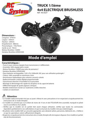 RC System RC502T Mode D'emploi