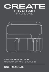 Create FRYER AIR PRO DUAL Mode D'emploi