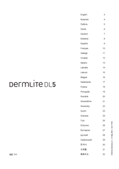 Dermlite DL5 Instructions