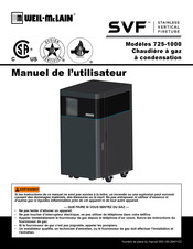 Weil-McLain SVF 725-1000 Manuel De L'utilisateur