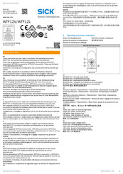SICK WTF12V Démarrage Rapide
