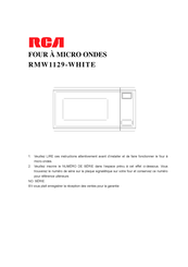 RCA RMW1129-WHITE Mode D'emploi