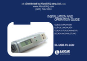 Lascar Electronics EL-USB-TC-LCD Guide D'opération