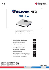 dirna Bergstrom SCANIA NTG SLIM Instructions De Montage