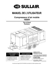 Sullair 1600H Manuel De L'utilisateur