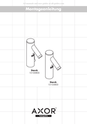 Hansgrohe Axor Starck 10100800 Mode D'emploi