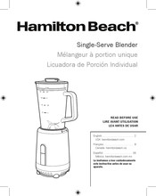 Hamilton Beach 51157 Mode D'emploi