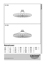 Grohe Rainshower 28 368 Manuel D'installation