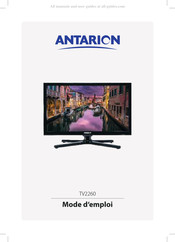 ANTARION TV2260 Mode D'emploi