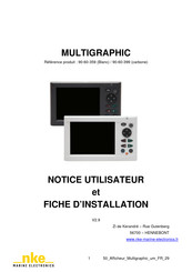 NKE MULTIGRAPHIC Notice Utilisateur Et Fiche D'installation