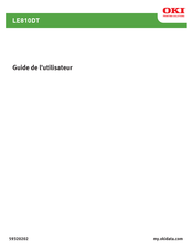 Oki LE810DT Guide De L'utilisateur