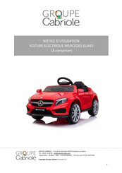 Groupe Cabriole MERCEDES GLA45 Notice D'utilisation