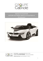 Groupe Cabriole BMW i8 Concept Notice D'utilisation