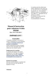 MOReTENs PH360 Manuel D'instructions