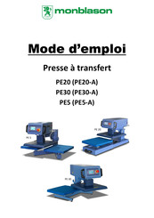 monblason PE5 Mode D'emploi