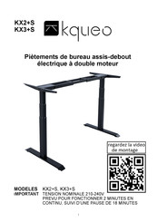 kqueo KX3+S Mode D'emploi