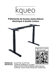 kqueo K-LIFT X2 Manuel D'instructions