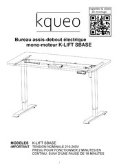 kqueo K-LIFT SBASE Mode D'emploi