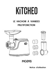 KiTCHEO MG09S Notice D'utilisation