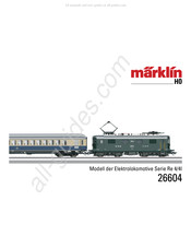 marklin Re 4/4I Série Mode D'emploi