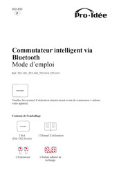 Pro Idee 235-619 Mode D'emploi