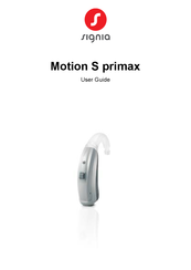 signia Motion S primax Mode D'emploi