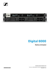 Sennheiser Digital 6000 Notice D'emploi