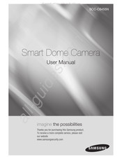 Samsung Smart Dome SCC-C6455N Guide D'utilisation