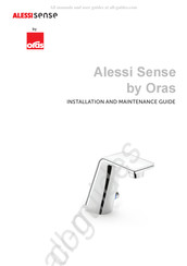 Oras IL BAGNO ALESSI Sense 8710F Manuel D'installation Et De Maintenance