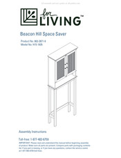 for Living 063-3871-8 Instructions D'assemblage