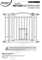 Carlson Design Paw Easy Close Instructions D'installation