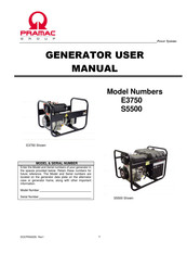 Pramac group E3750 Utilisation