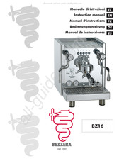 Bezzera BZ16 Manuel D'instructions