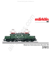 marklin H0 37872 Mode D'emploi