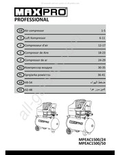MaxPro PROFESSIONAL MPEAC1500/50 Mode D'emploi