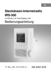 VR-Radio IRS-300 Mode D'emploi