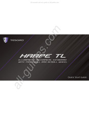 Tesoro HARPE TL Guide De Démarrage Rapide