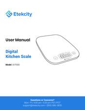 Etekcity EK7090 Manuel De L'utilisateur