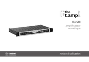 thomann the t.amp pro D4-500 Notice D'utilisation